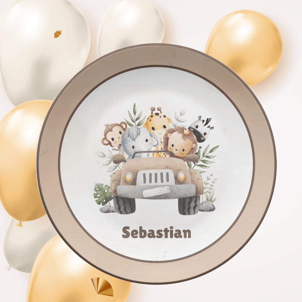 Safari Animal Plate by Lil Plate Shop