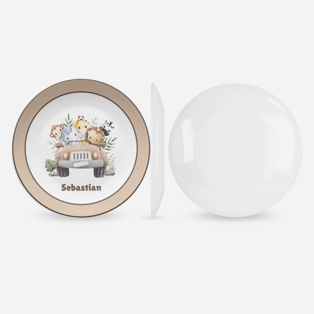 Safari Animal Plate by Lil Plate Shop