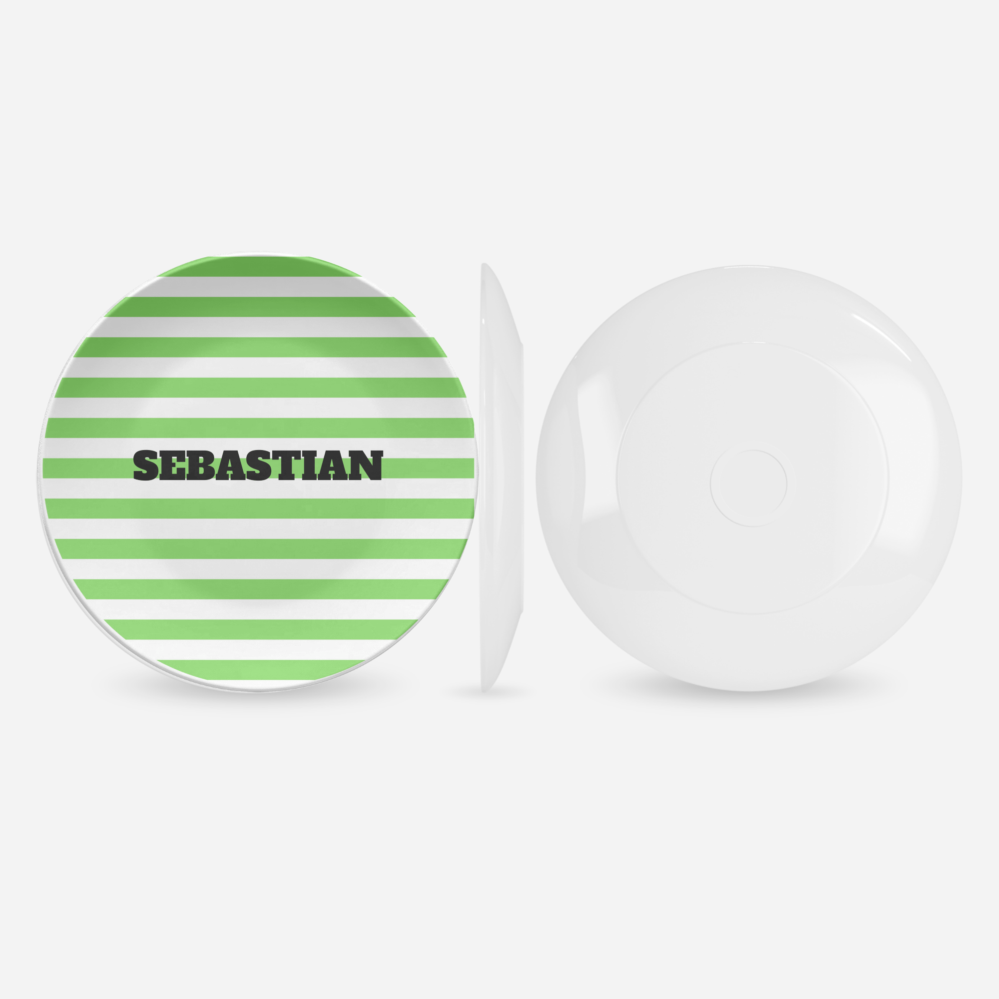 Select Stripe Color Name Plate by Lil Plate Shop