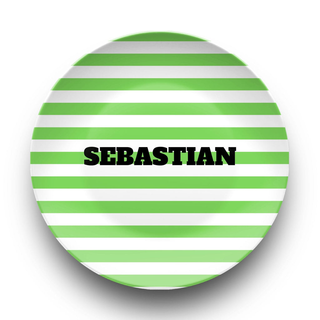 Select Stripe Color Name Plate by Lil Plate Shop