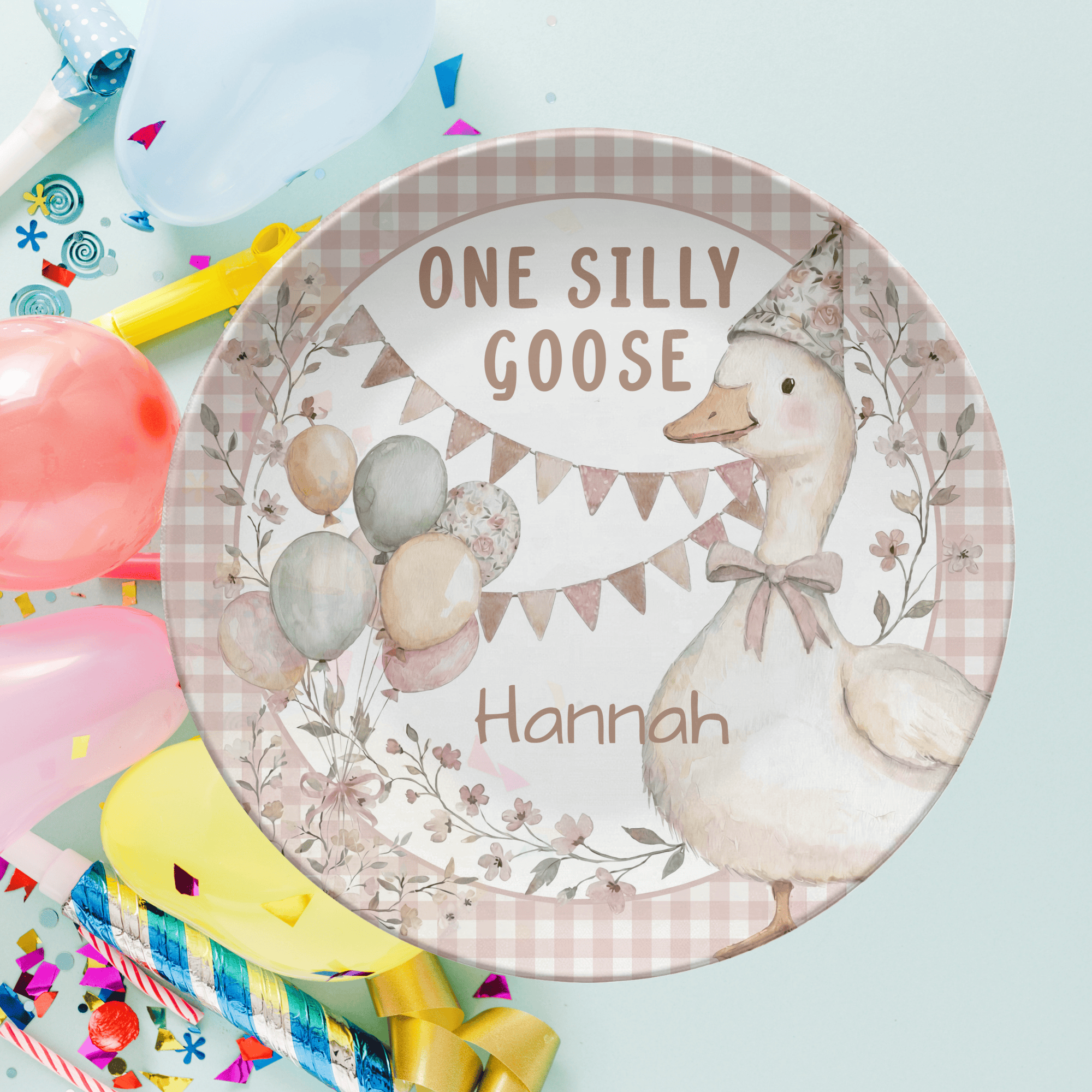 Silly Goose Birthday Plate by Lil Plate Shop