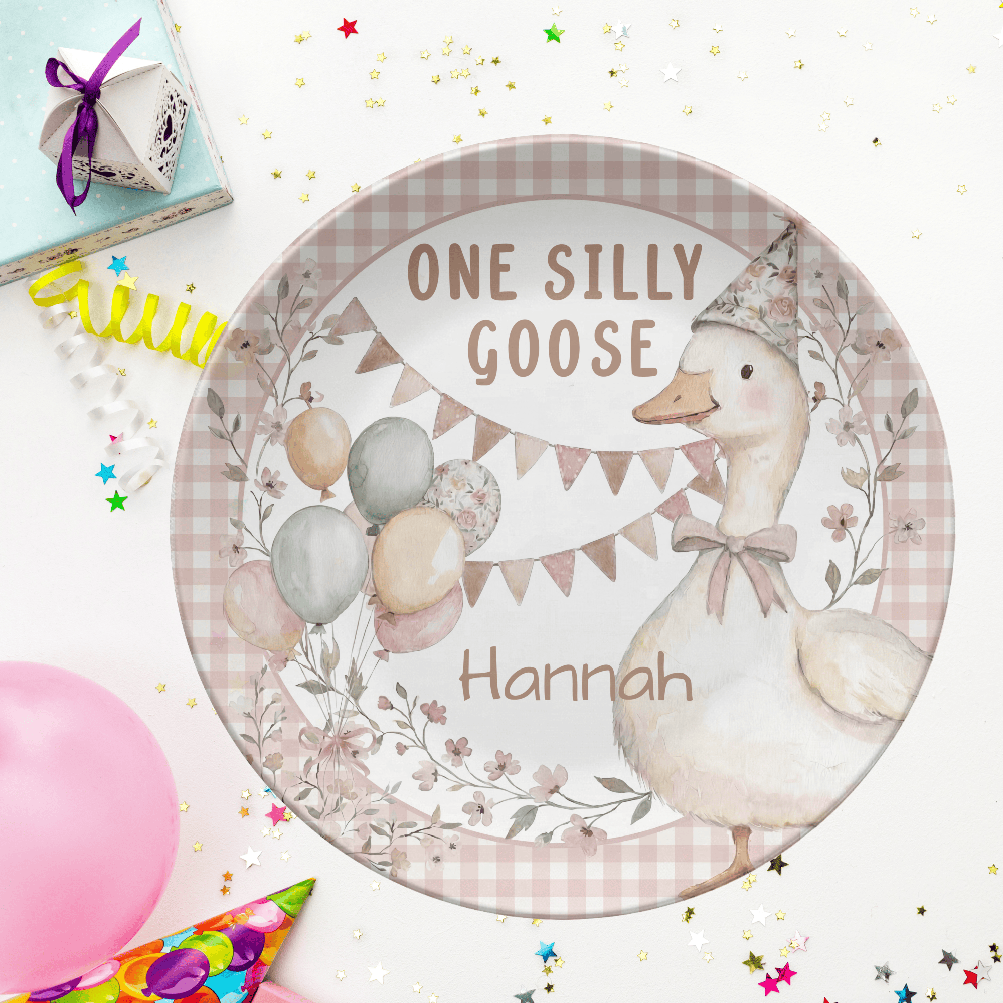 Silly Goose Birthday Plate by Lil Plate Shop
