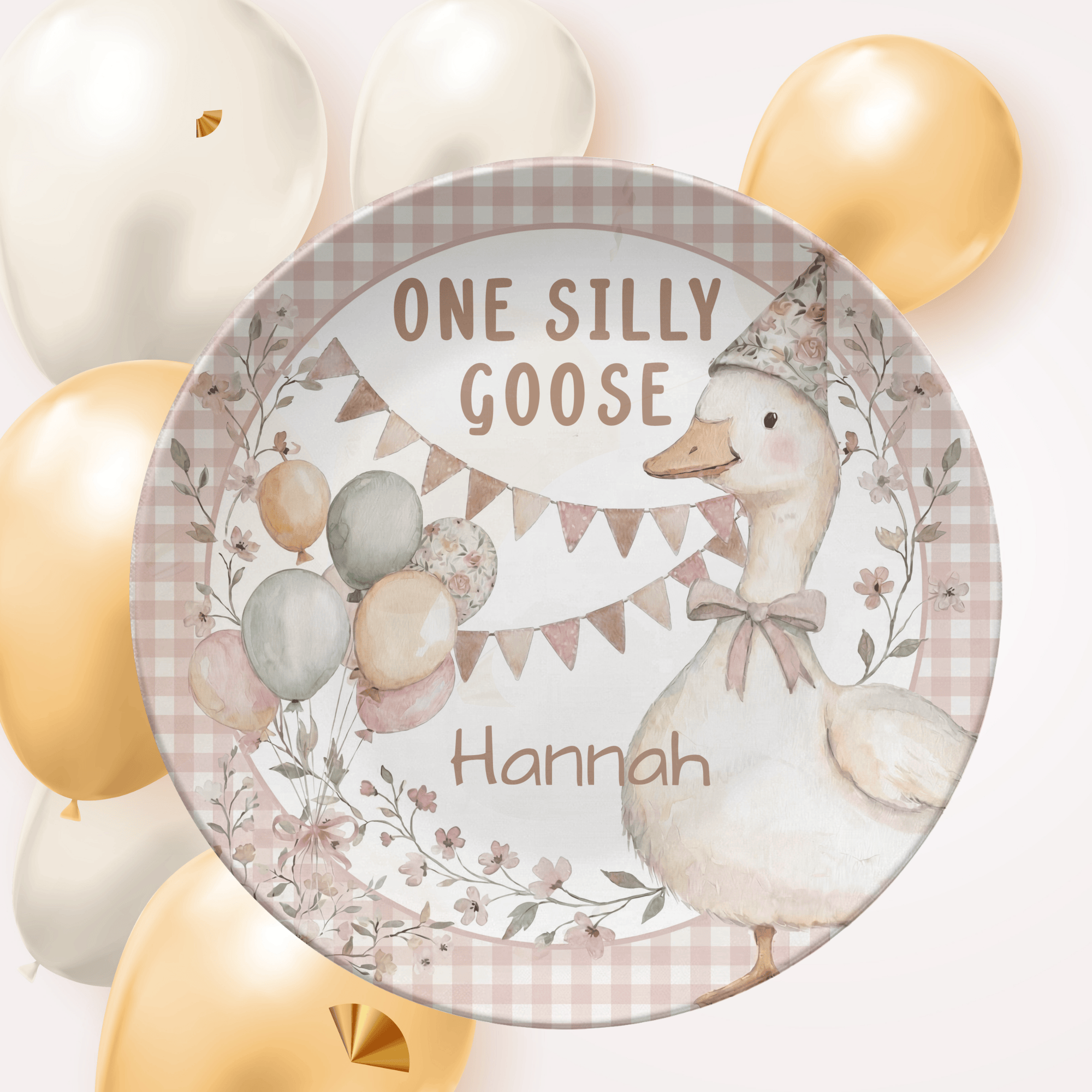 Silly Goose Birthday Plate by Lil Plate Shop