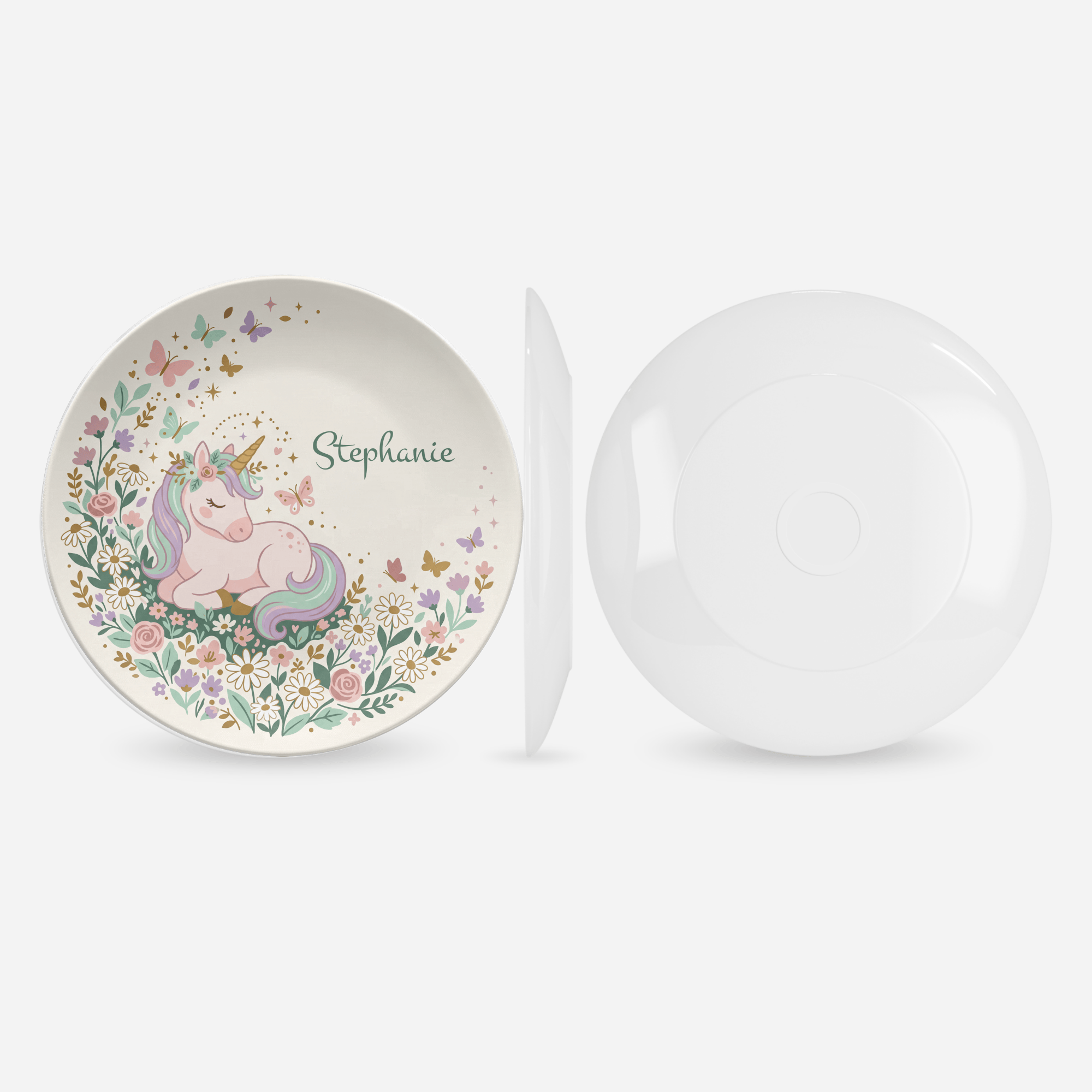 Sleeping Unicorn Plate by Lil Plate Shop