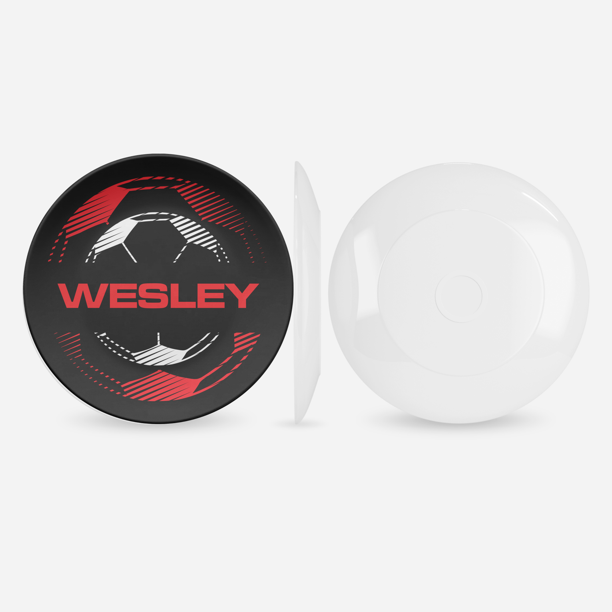 Soccer Name Plate by Lil Plate Shop