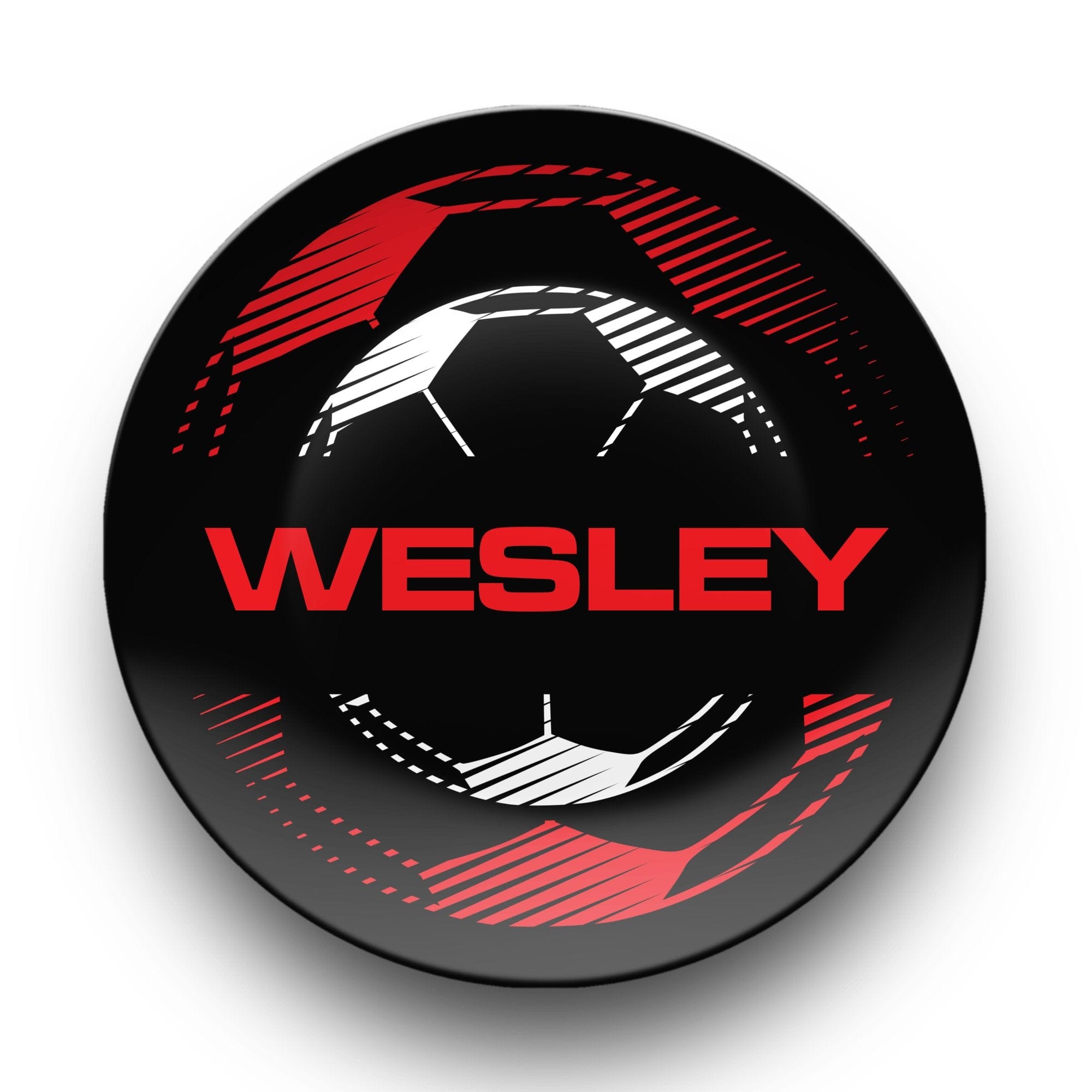 Soccer Name Plate by Lil Plate Shop