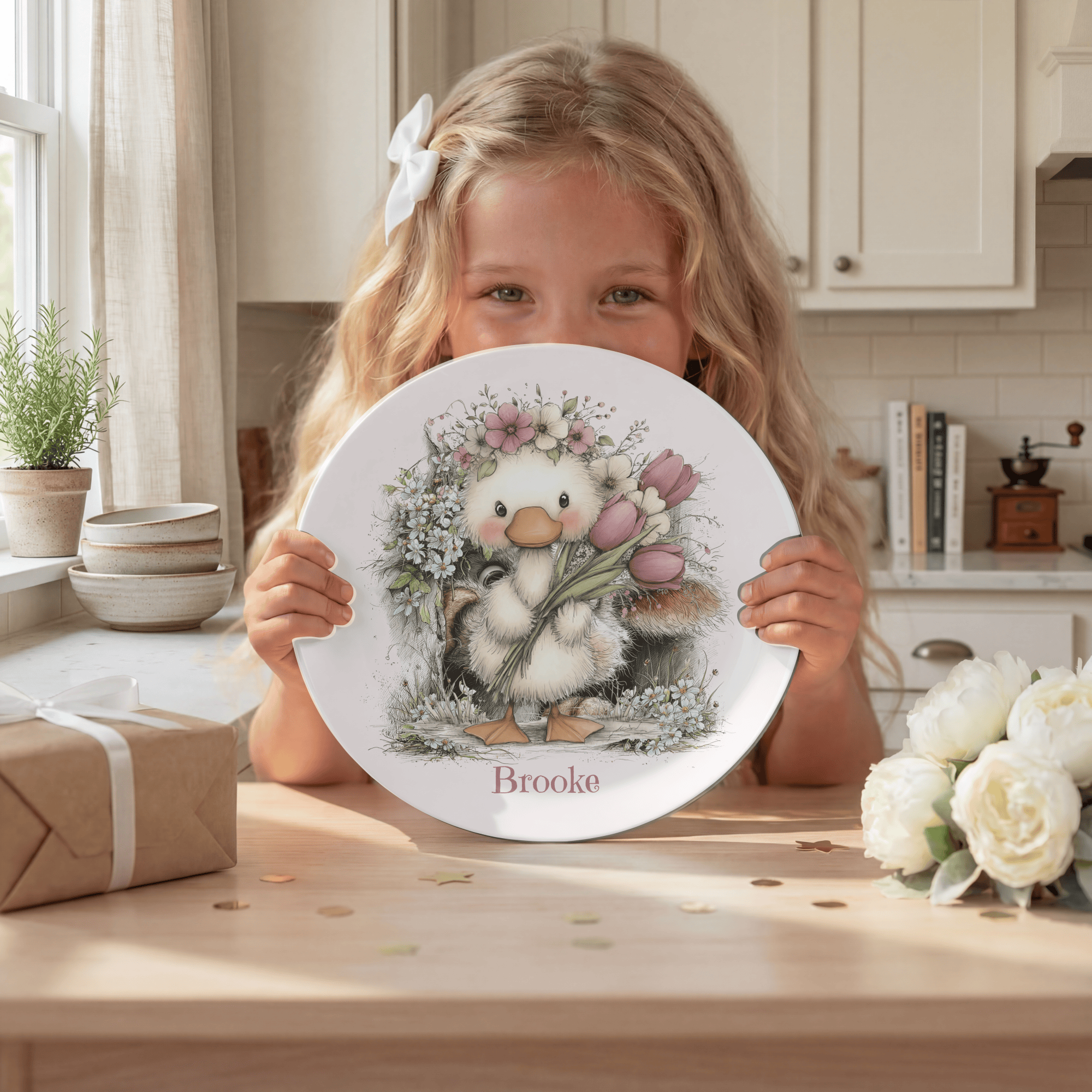 Spring Goose Plate by Lil Plate Shop