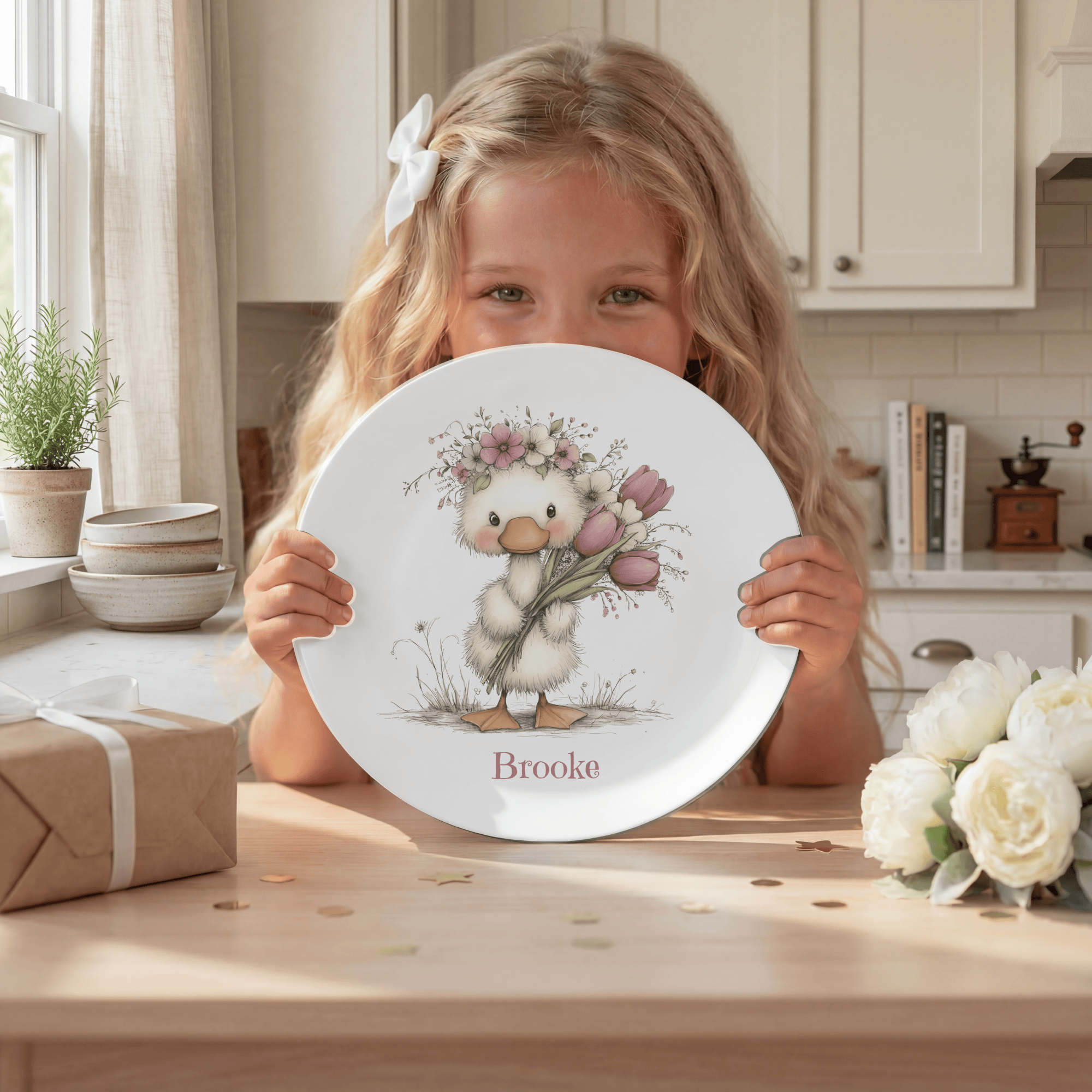 Spring Goose Plate by Lil Plate Shop
