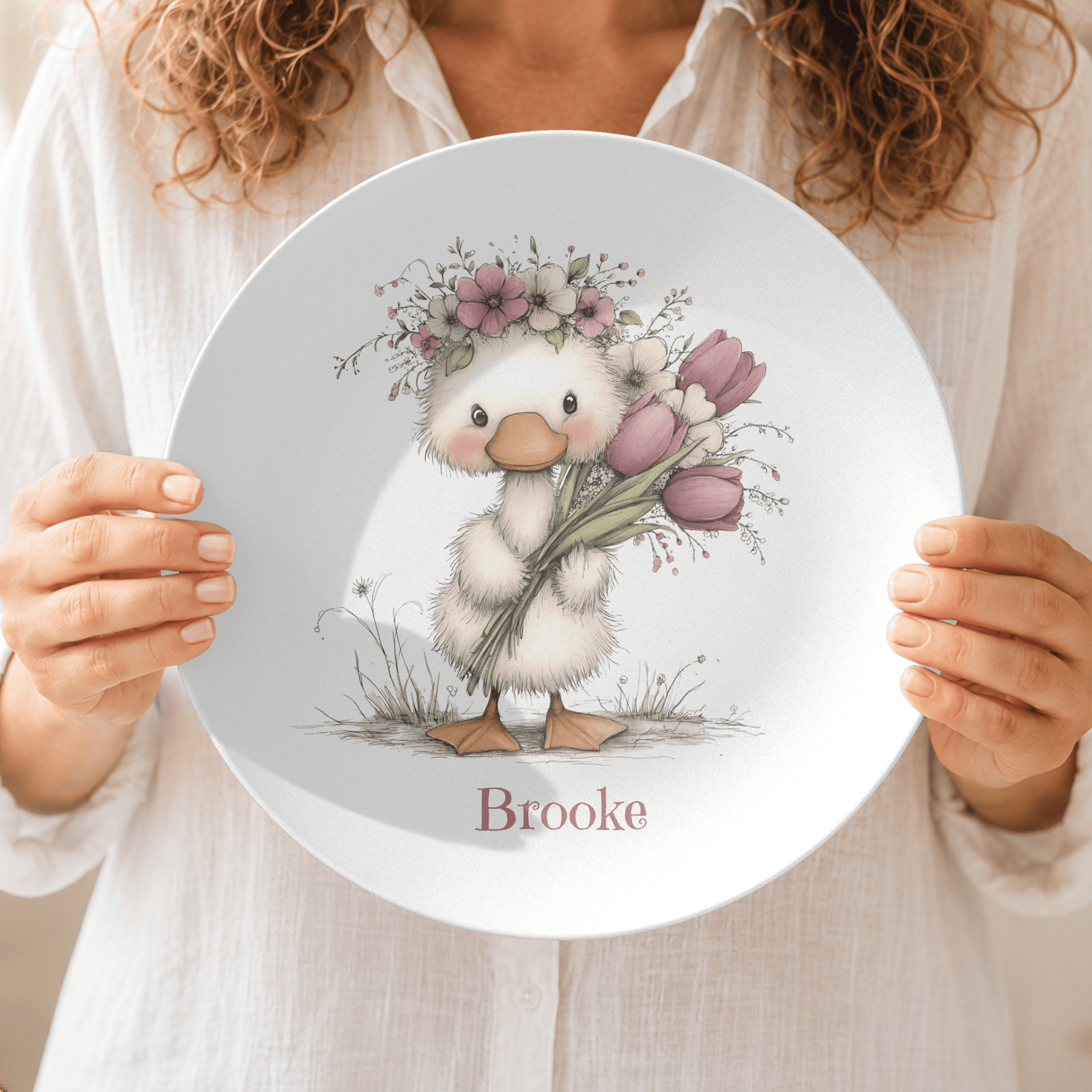 Spring Goose Plate by Lil Plate Shop