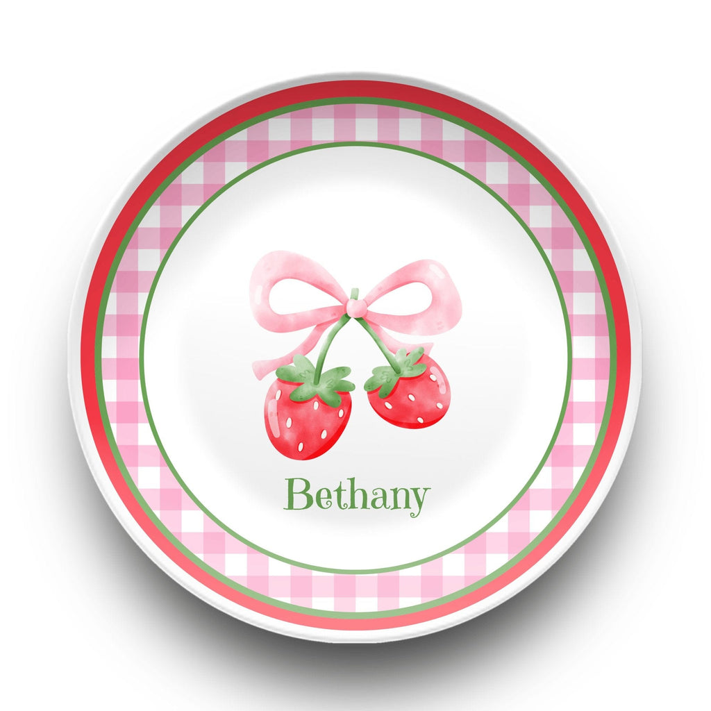 Strawberry Coquette Plate by Lil Plate Shop