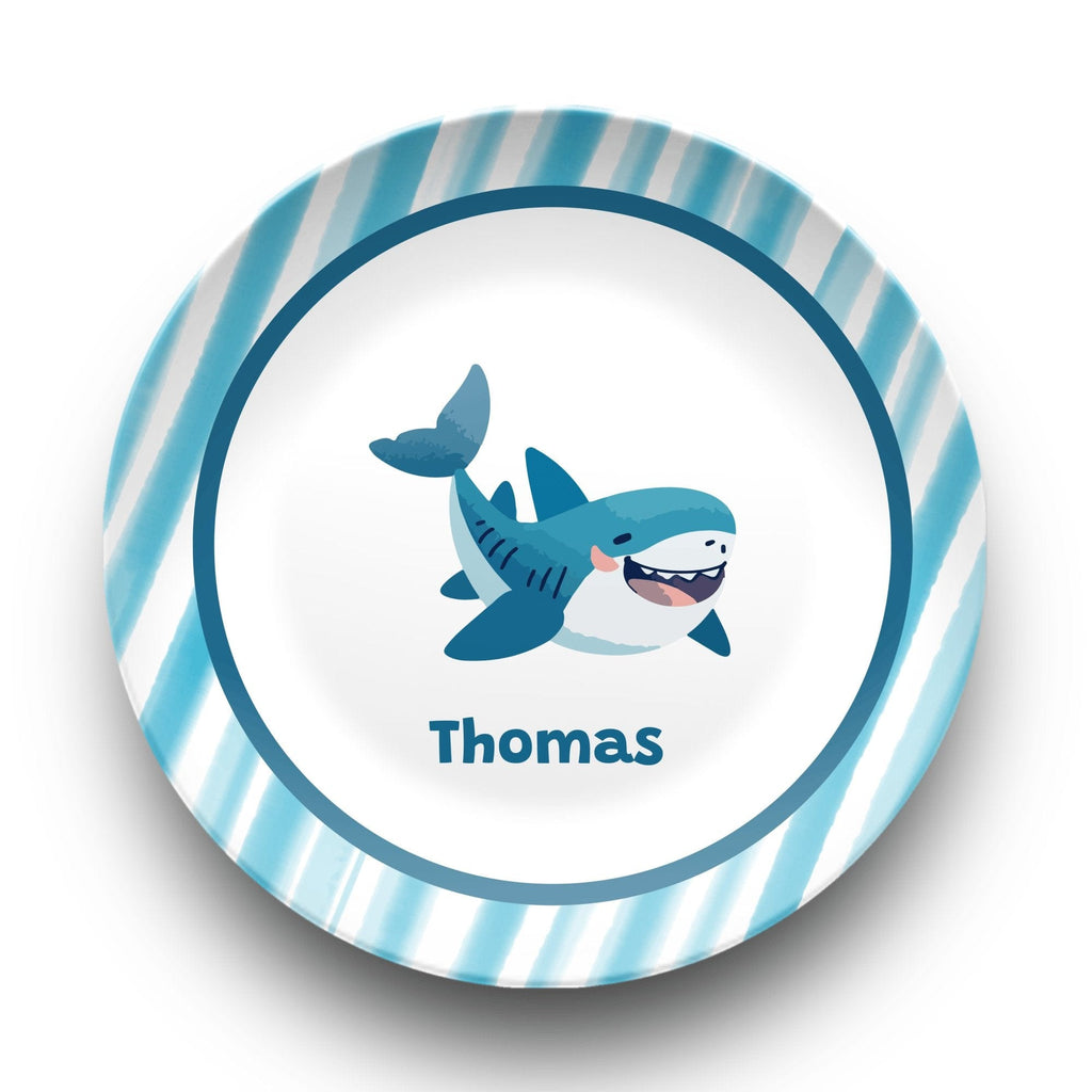 Striped Shark Plate by Lil Plate Shop