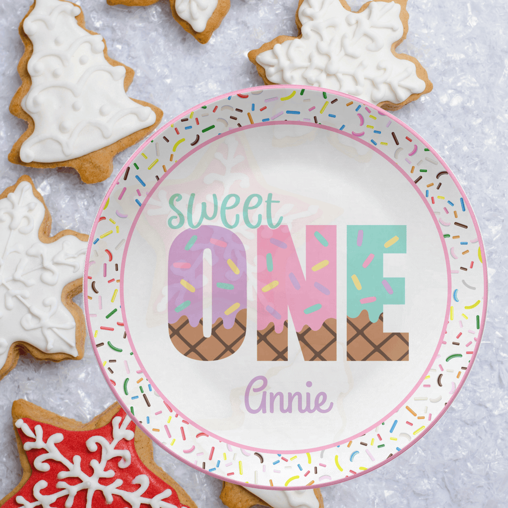 Sweet One Birthday Plate by Lil Plate Shop