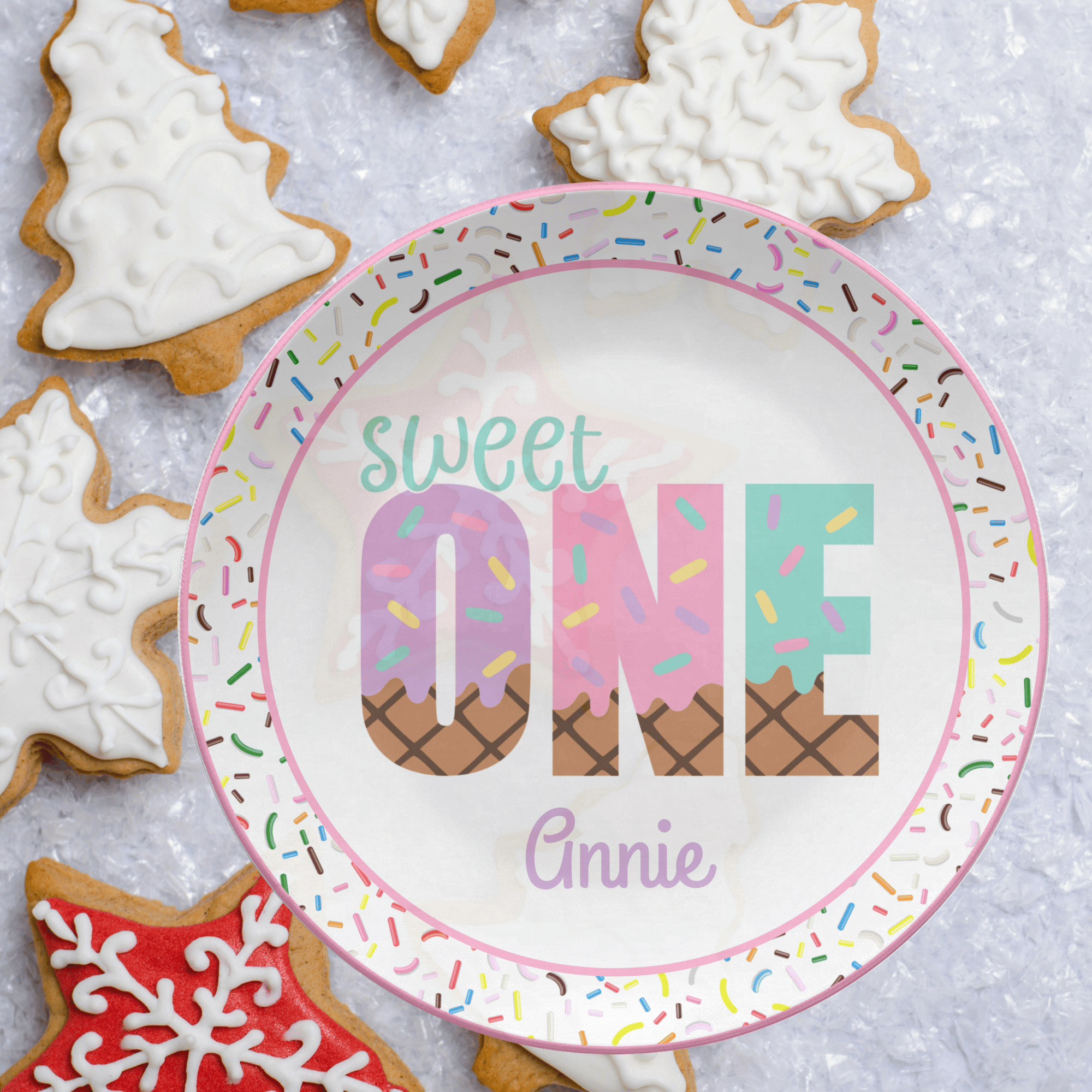 Sweet One Birthday Plate by Lil Plate Shop