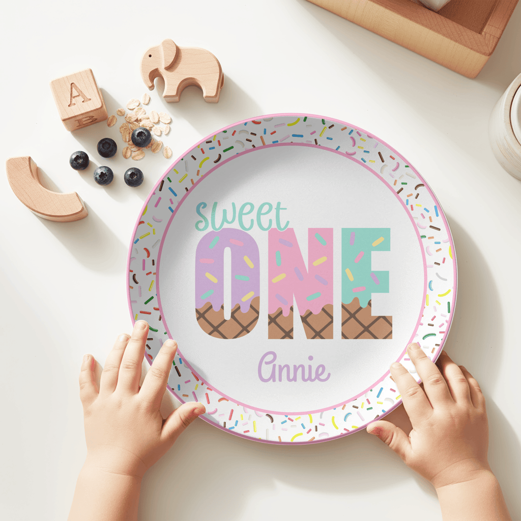 Sweet One Birthday Plate by Lil Plate Shop