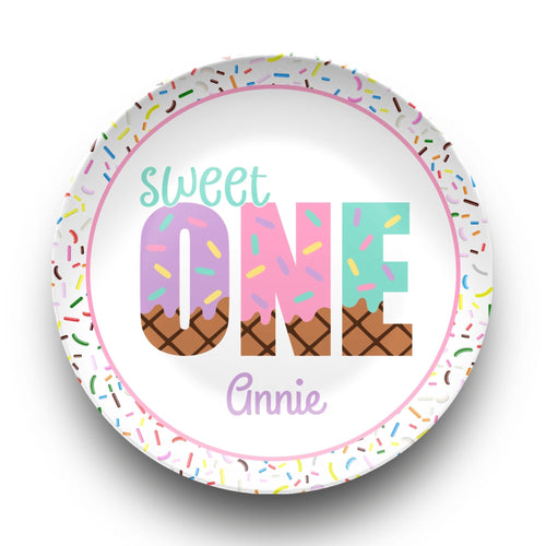 Sweet One Birthday Plate by Lil Plate Shop