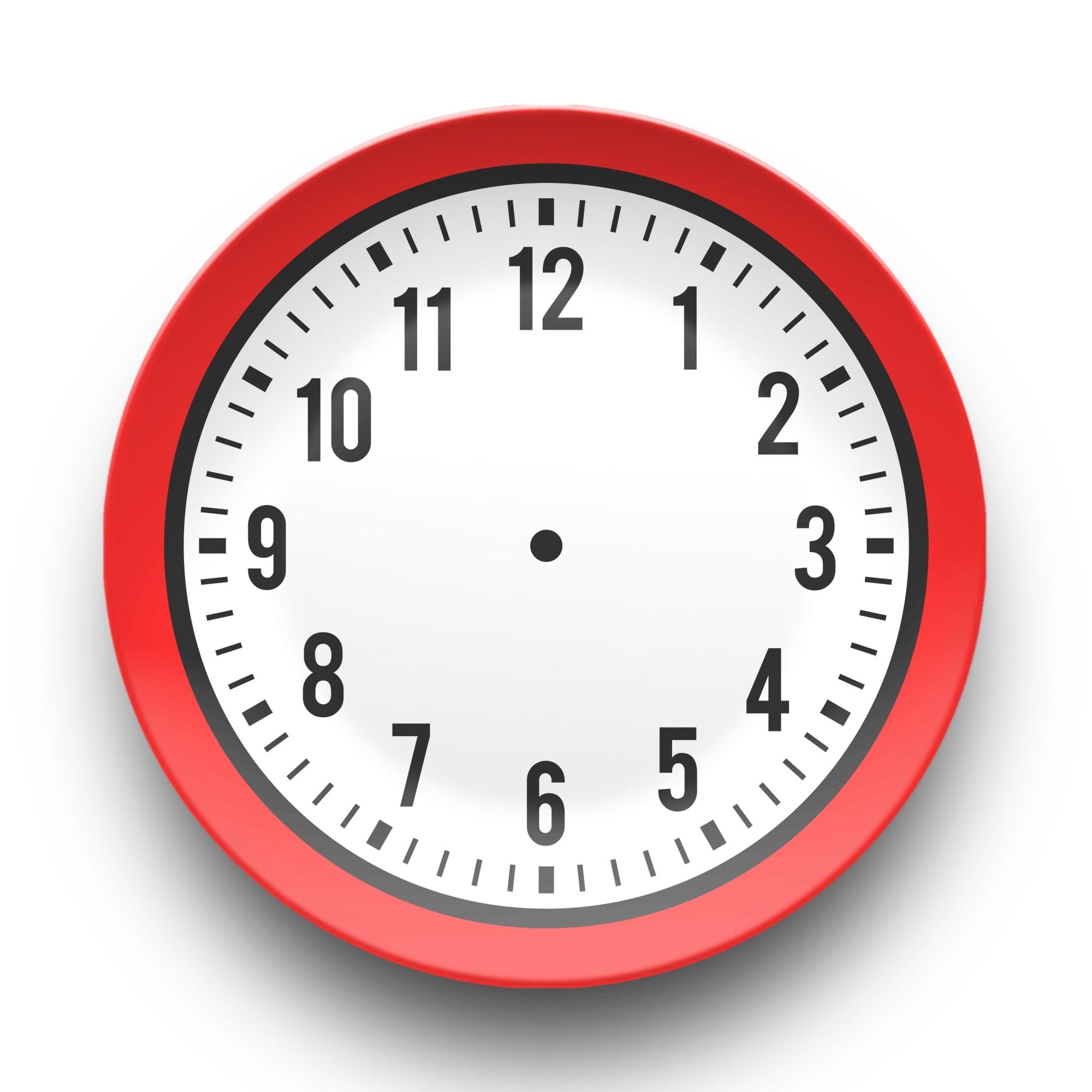 Telling Time Mealtime Plate by Lil Plate Shop