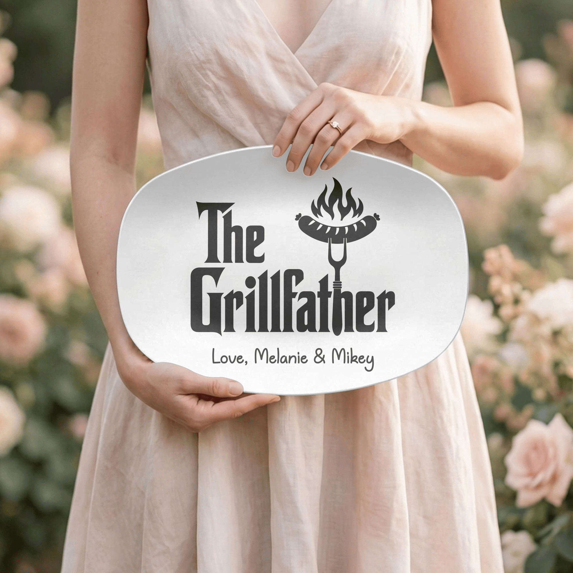 The Grillfather Platter by Lil Plate Shop