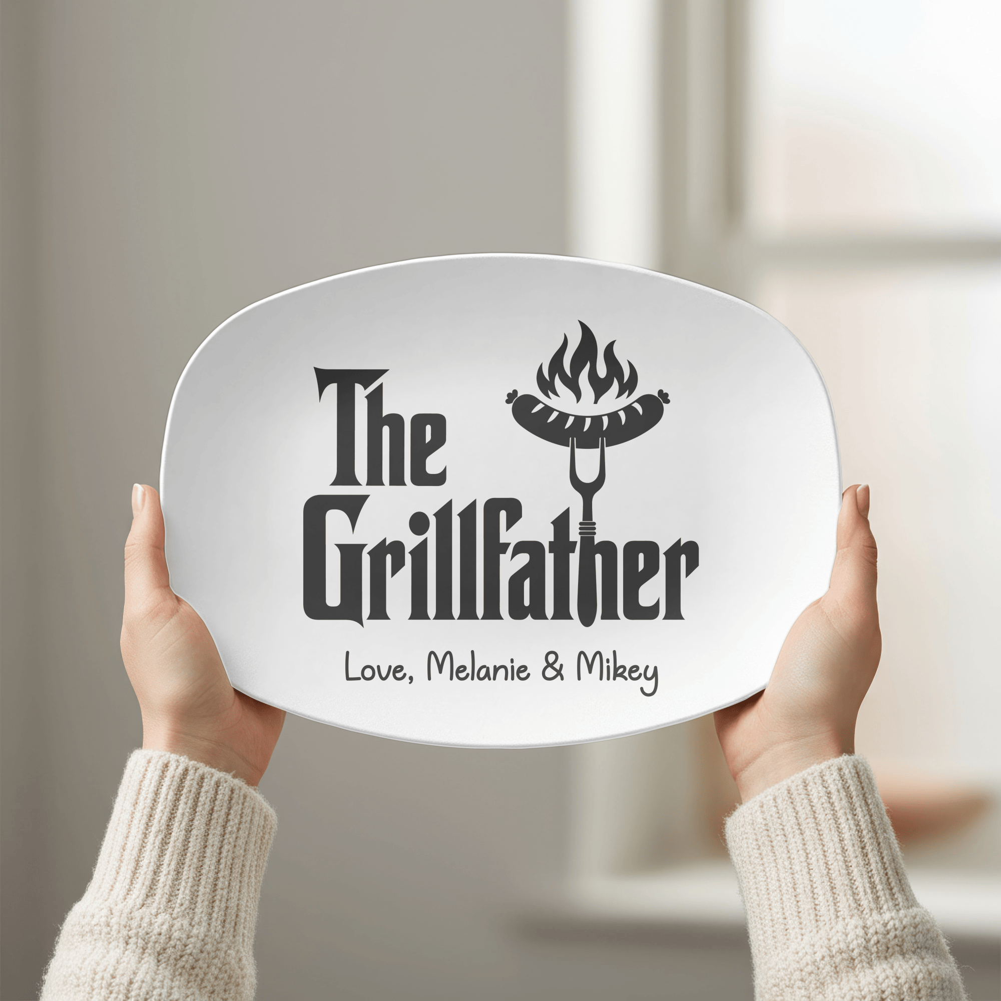 The Grillfather Platter by Lil Plate Shop