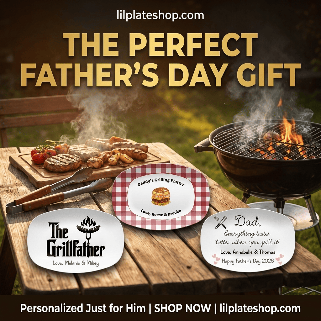 The Grillfather Platter by Lil Plate Shop