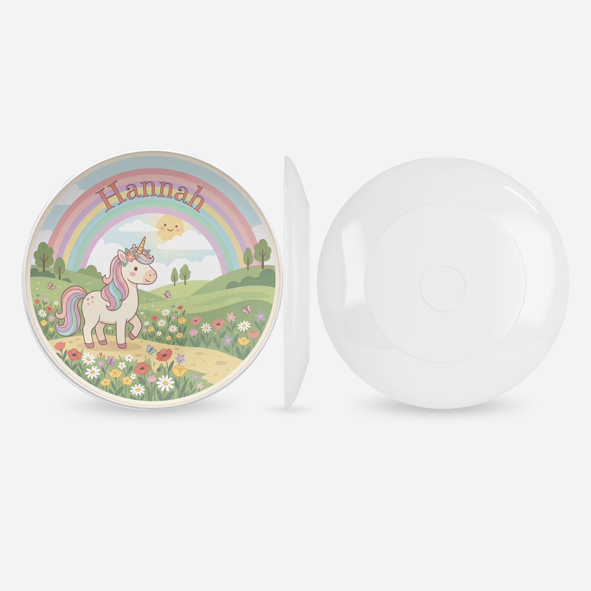 Unicorn Garden Plate by Lil Plate Shop