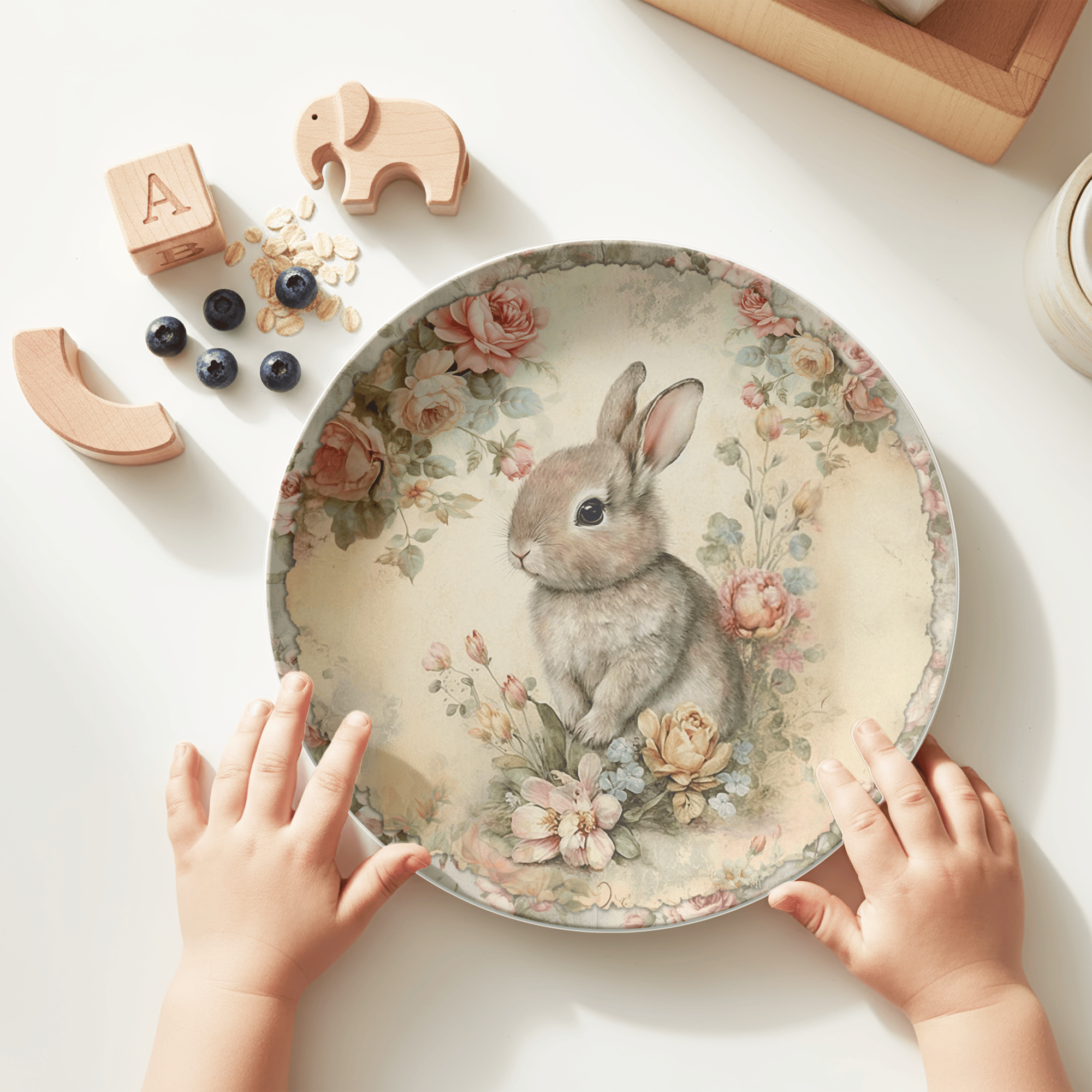 Vintage Easter Plate by Lil Plate Shop
