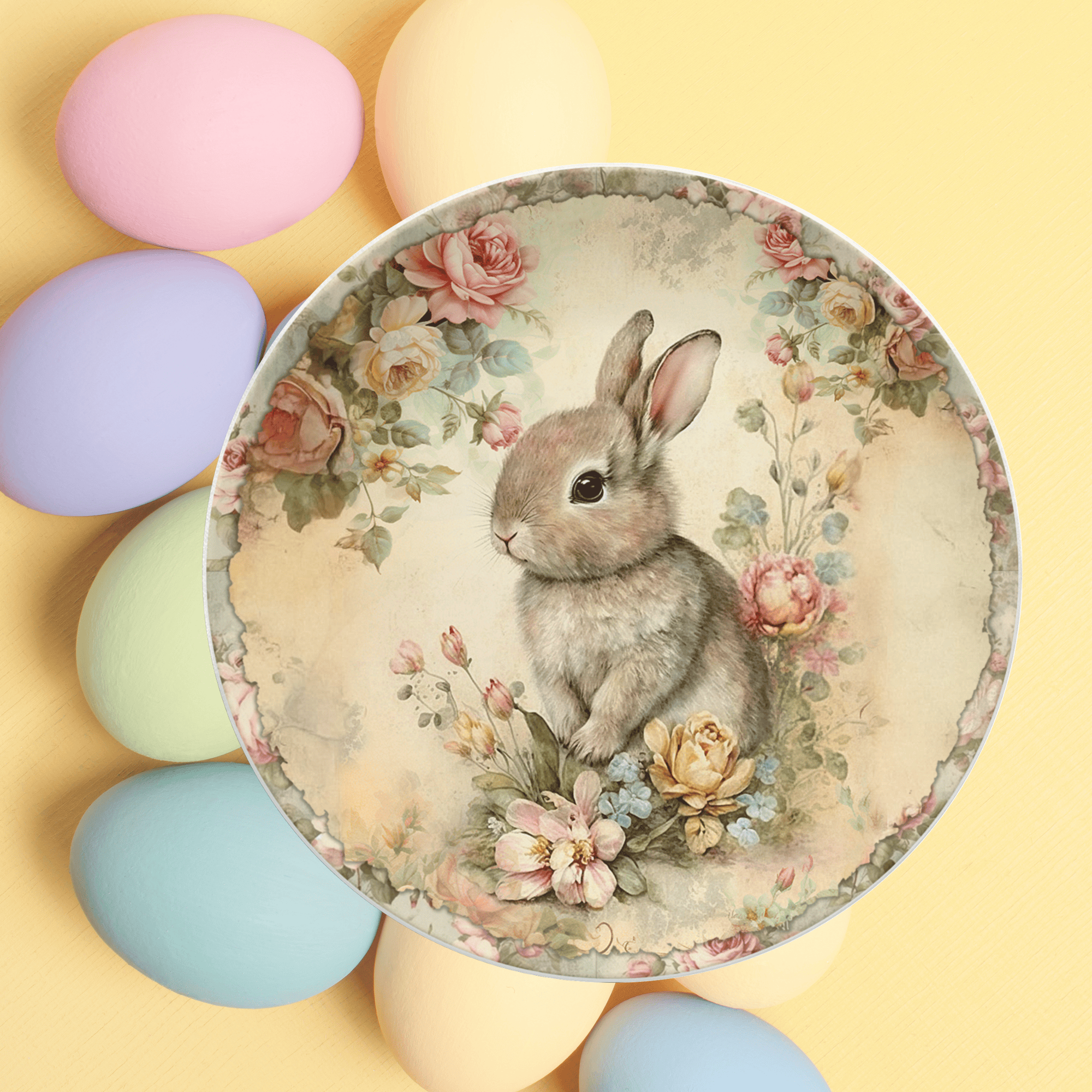 Vintage Easter Plate by Lil Plate Shop