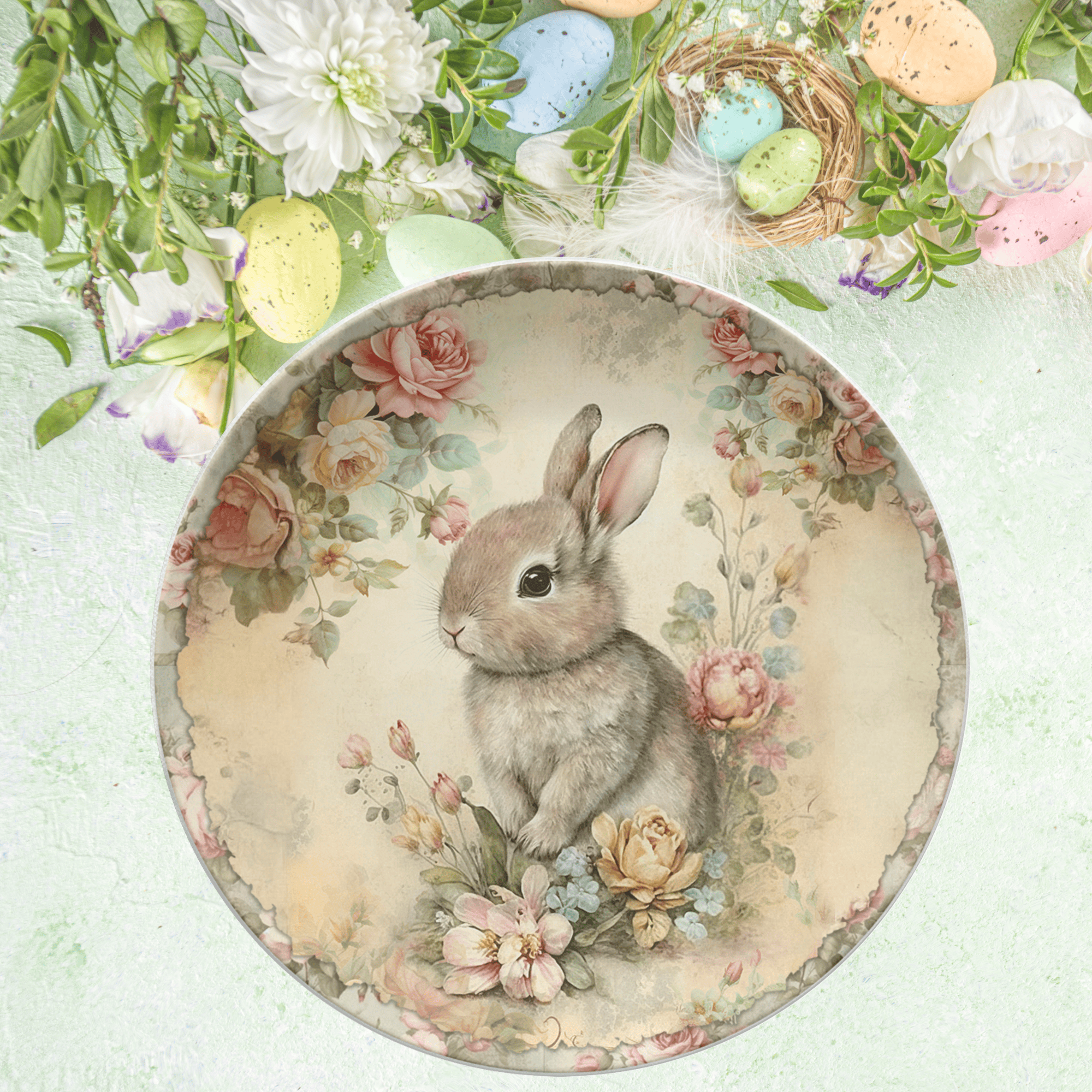 Vintage Easter Plate by Lil Plate Shop