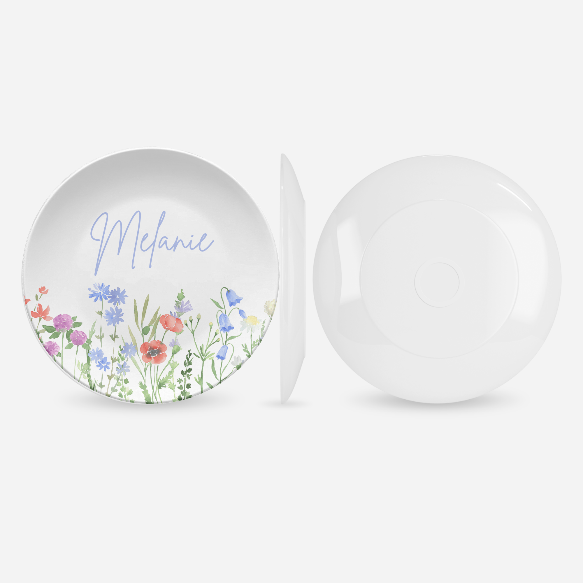 Wildflower Script Name Plate by Lil Plate Shop